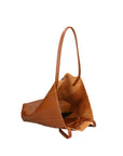 Valentina Damenhandtasche aus echtem Leder, hergestellt in Italien, 37 x 40 x 12,5 cm