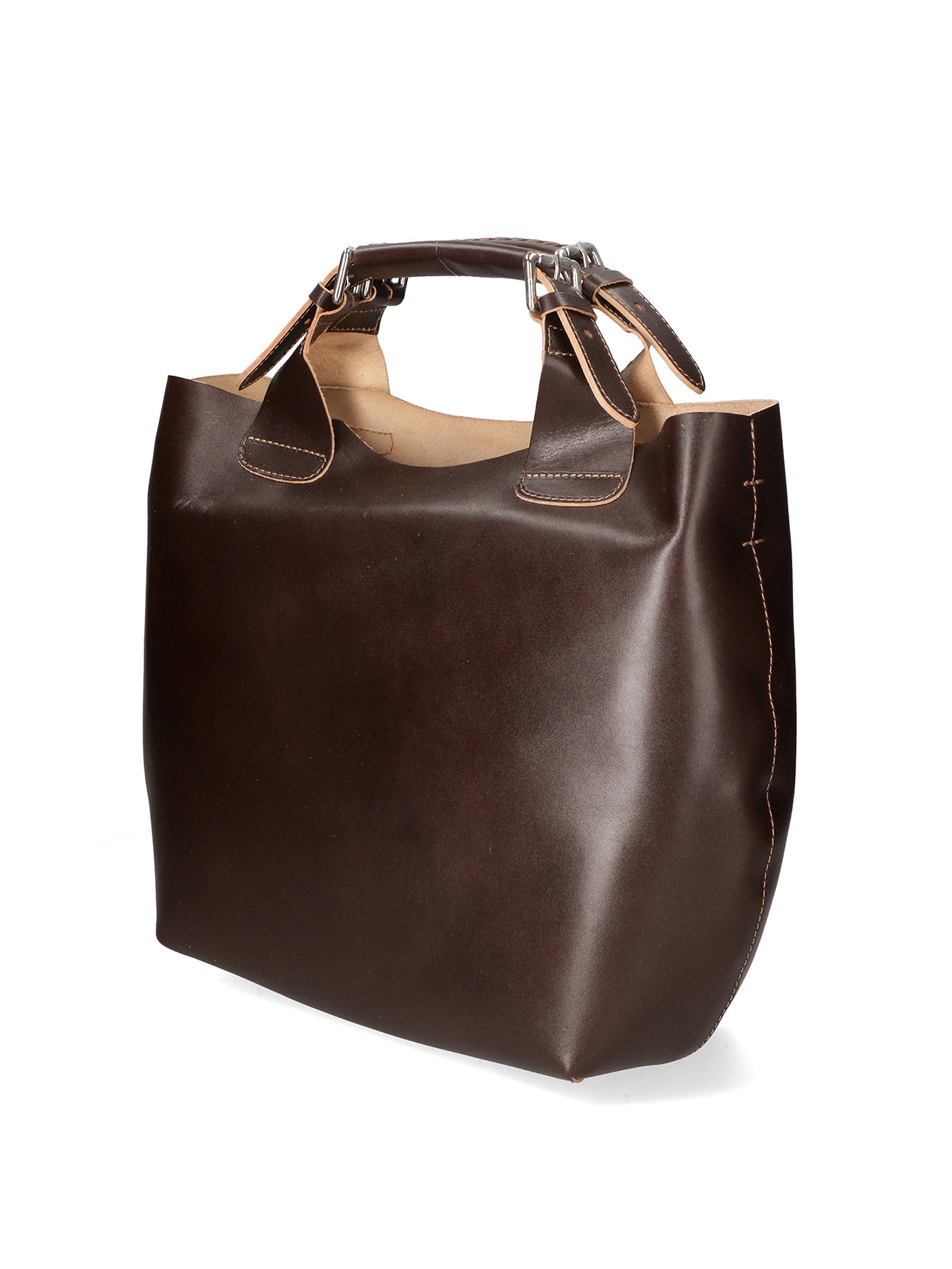 Ester Borsa a mano da donna 100% pelle 9007-T.MORO Chiara Ferretti