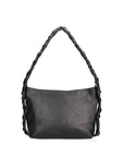 Isara Borsa a spalla da donna Vera pelle 07170-NERO BLACK Chiara Ferretti