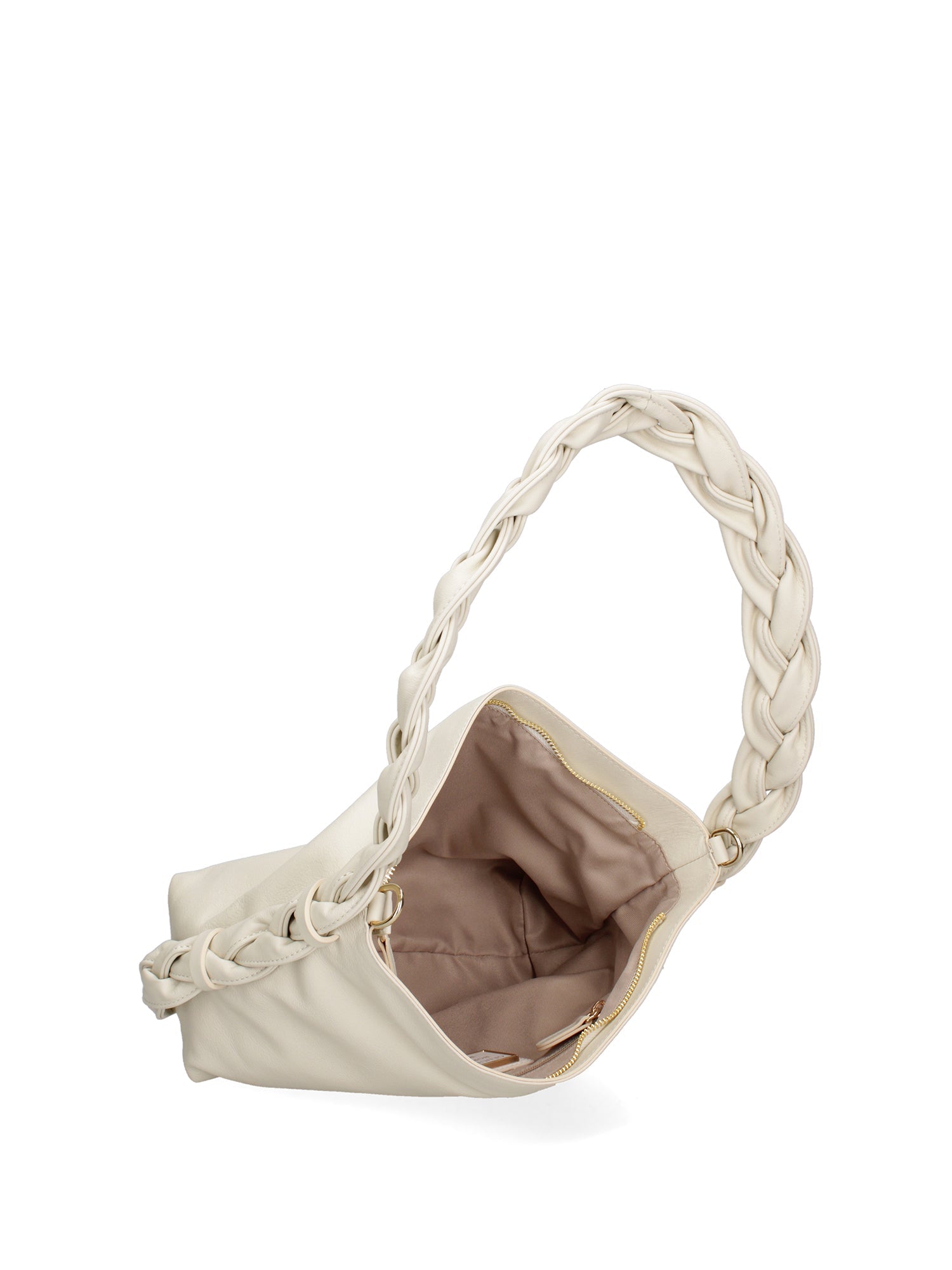 Damen-Schultertasche aus echtem Leder, hergestellt in Italien, 26 x 22 x 9 cm