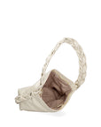 Damen-Schultertasche aus echtem Leder, hergestellt in Italien, 26 x 22 x 9 cm