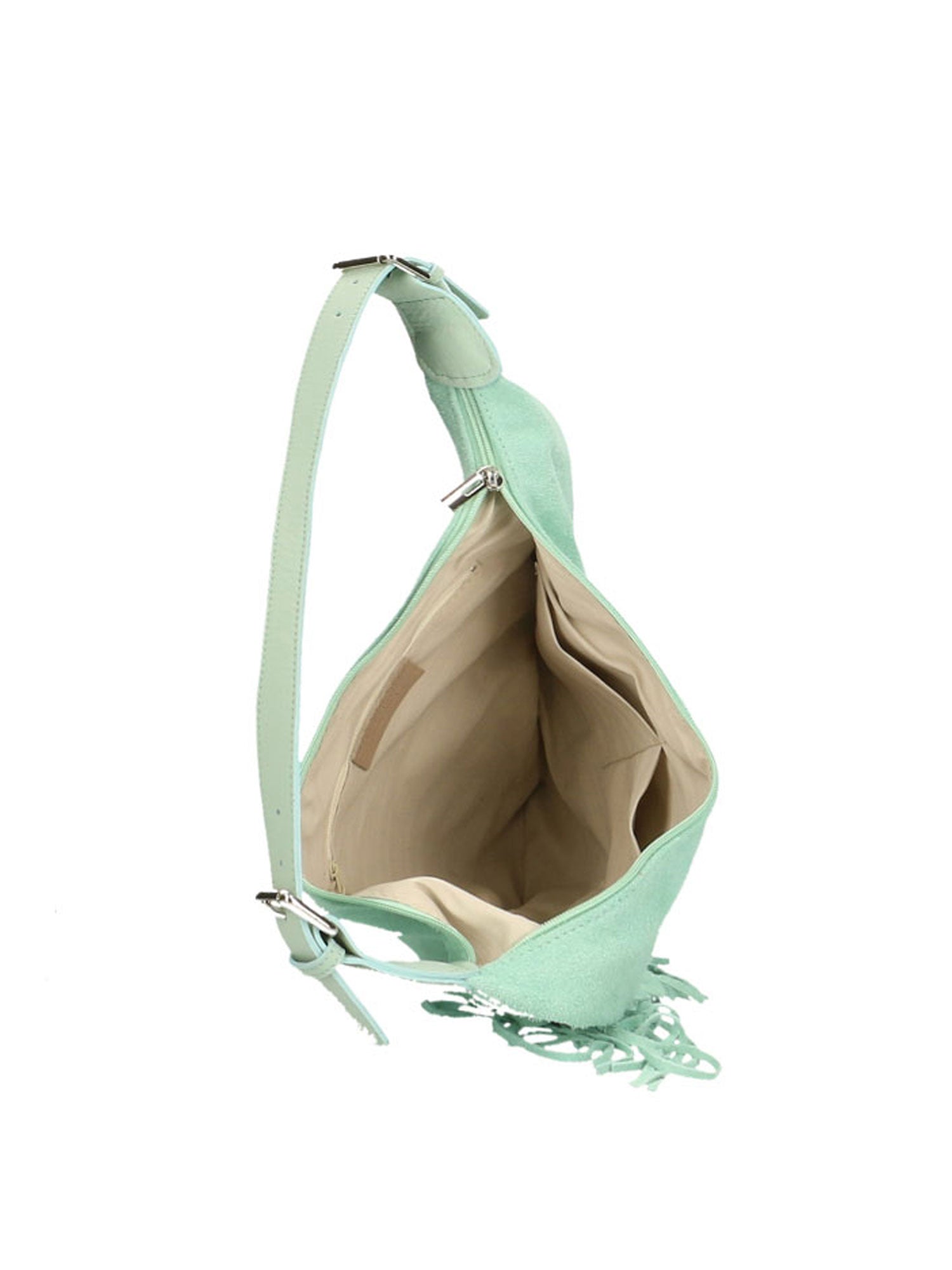 Zefira Borsa a spalla da donna Pelle Scamosciata 8630-MARINA Chiara Ferretti