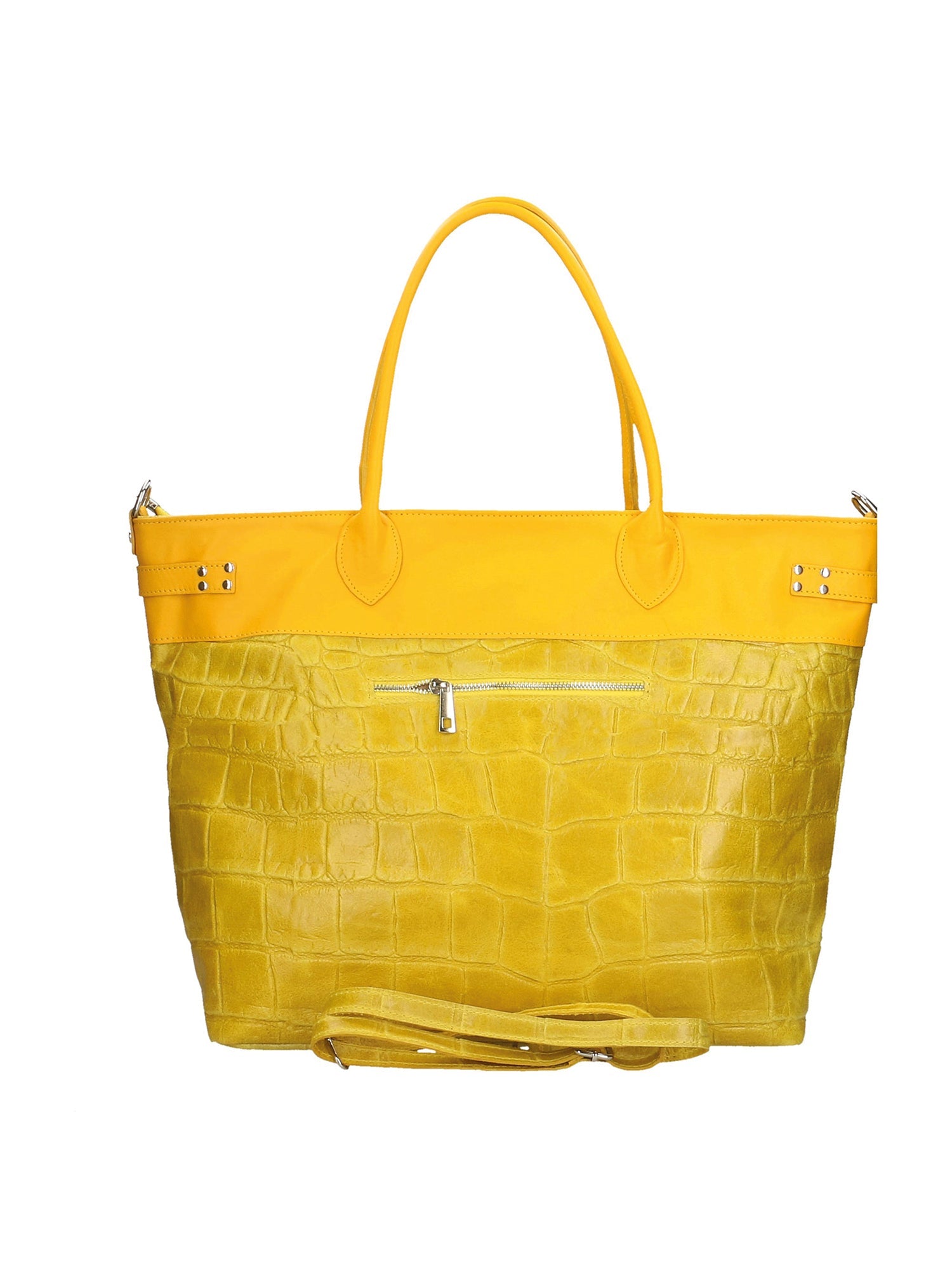 Renata Borsa a mano da donna Vera pelle 691662-GIALLO YELLOW Chiara Ferretti