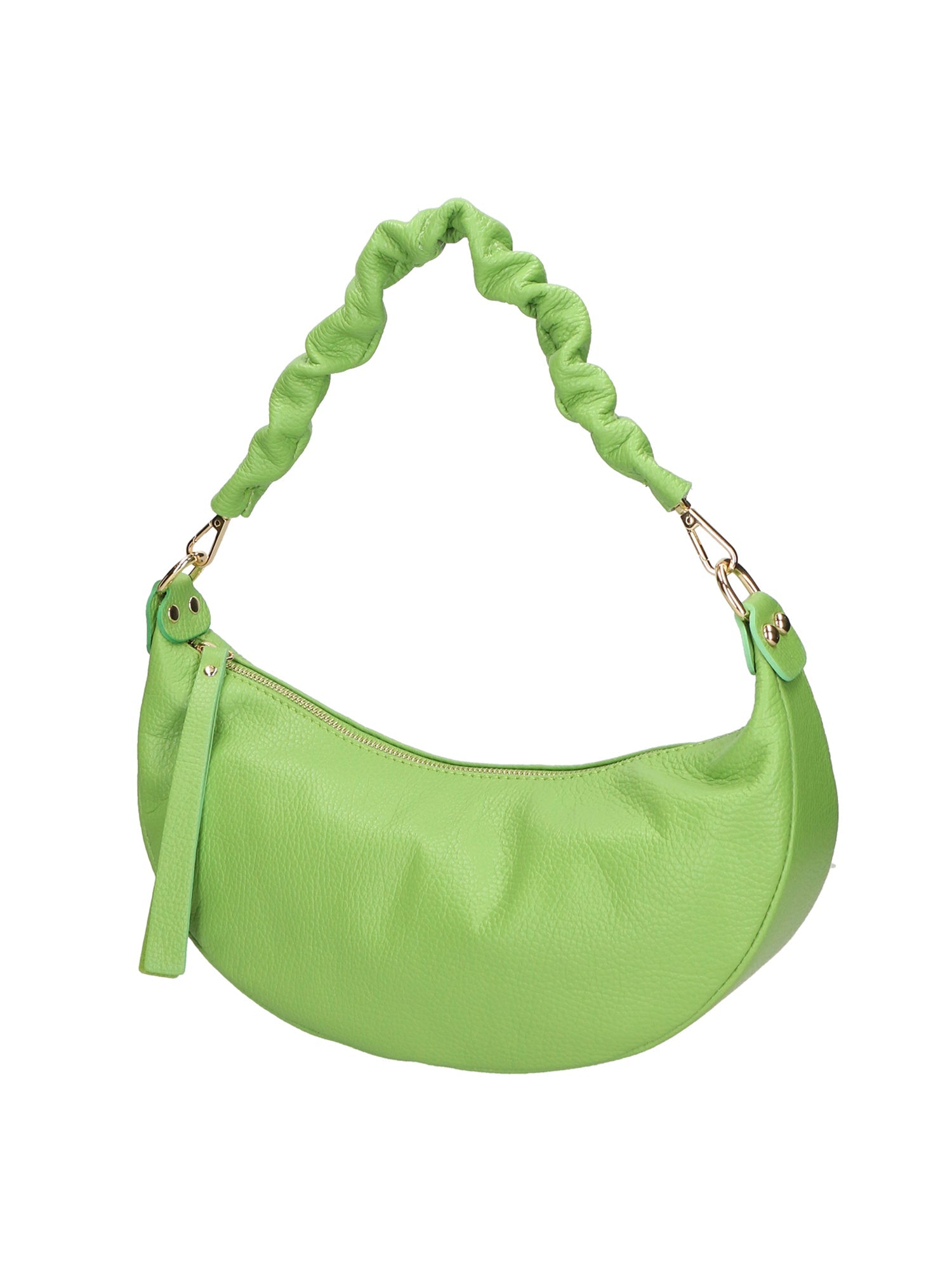 Ida Borsa a spalla da donna Vera pelle 05916-C12 VERDE Chiara Ferretti