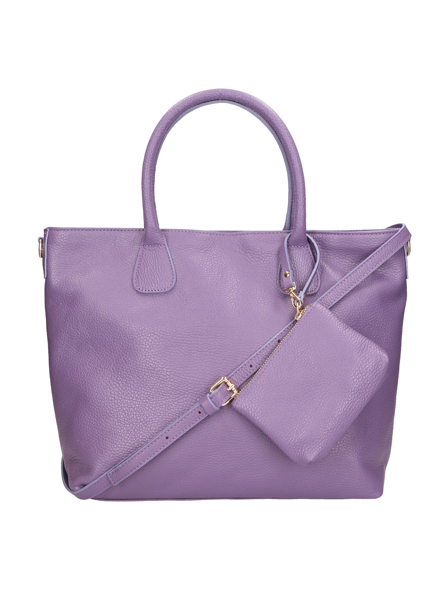 Sylvie Unisex-Handtasche aus echtem Leder, hergestellt in Italien, 34 x 30 x 9 cm