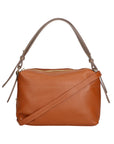 Vivienne Borsa a spalla da donna Vera pelle 06674-D17 CUOIO + D40 TAUPE Chiara Ferretti