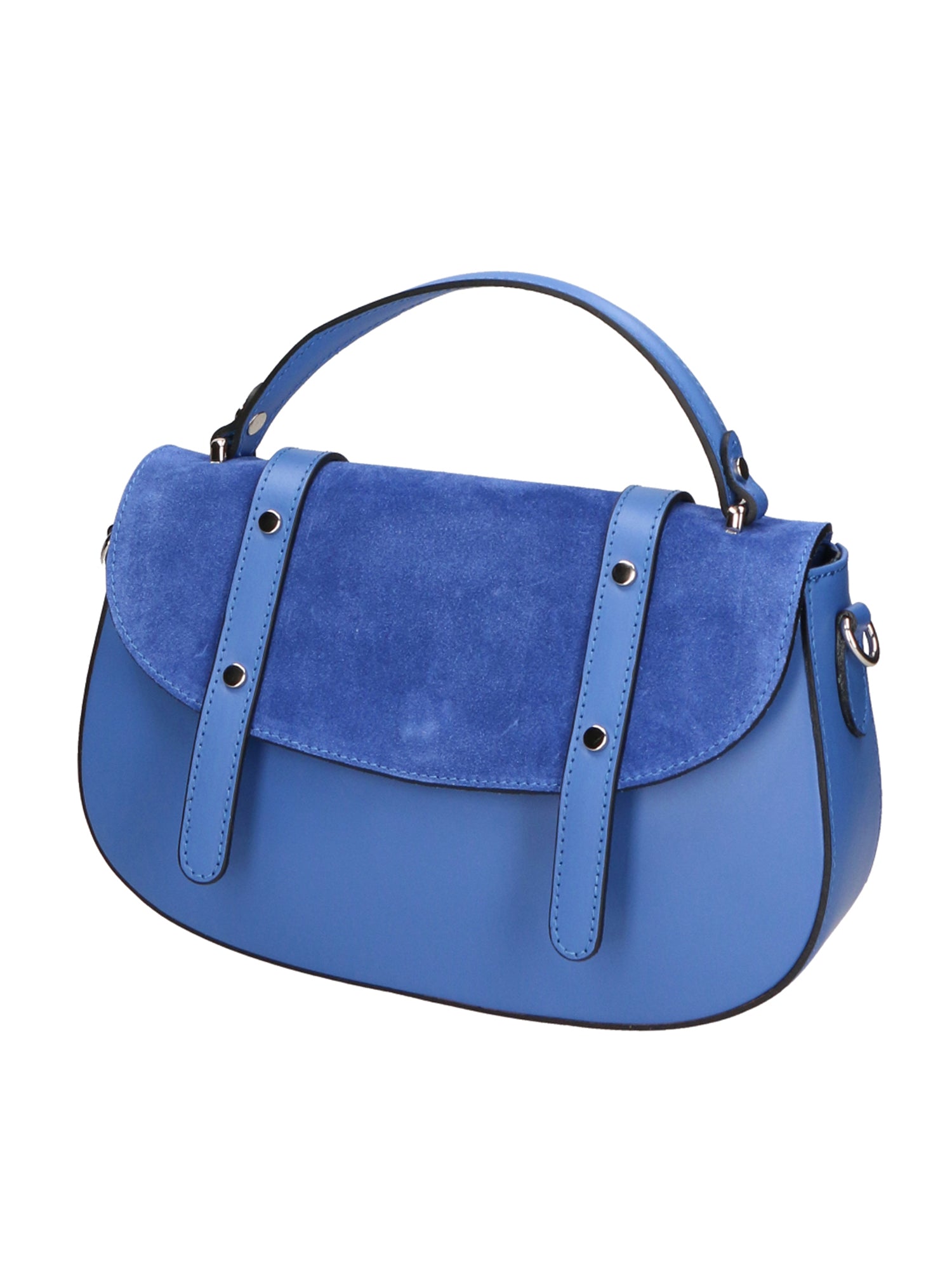 Genziana Borsa a mano da donna Vera pelle 05993-L112 GLICINE+18 BLU Chiara Ferretti