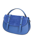 Genziana Borsa a mano da donna Vera pelle 05993-L112 GLICINE+18 BLU Chiara Ferretti
