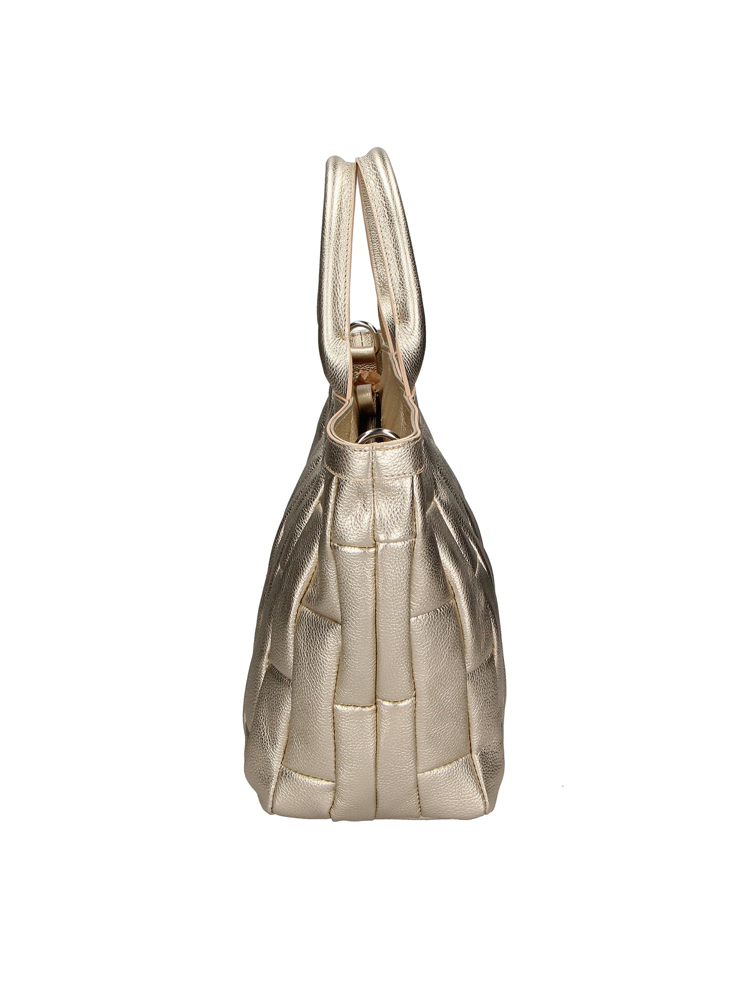 Ofelia Borsa a mano da donna Vera pelle SANEM 84-PLATINO Chiara Ferretti