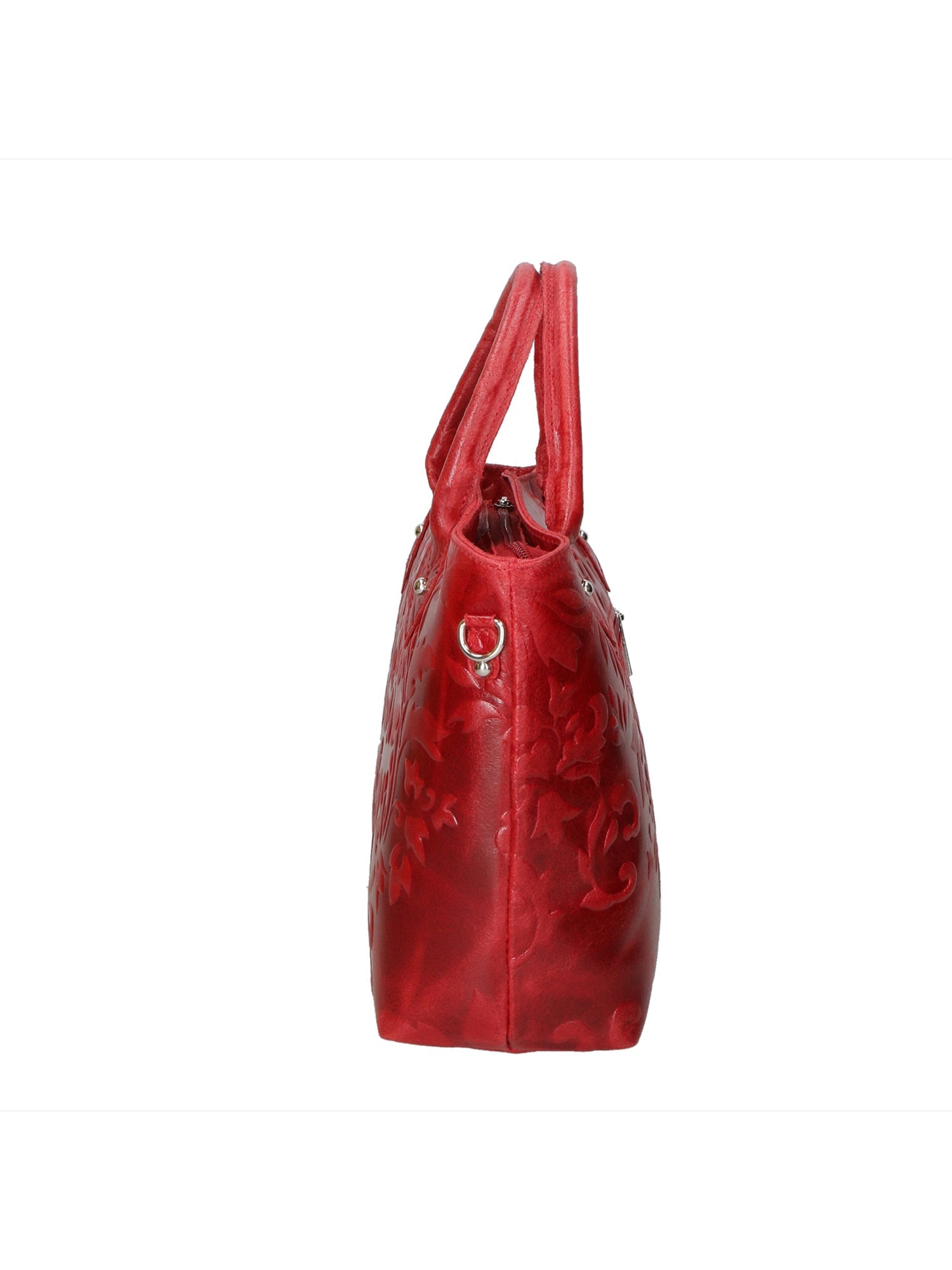 Enza Borsa a mano da donna Vera pelle 8007023FBG-023 ROSSO Chiara Ferretti