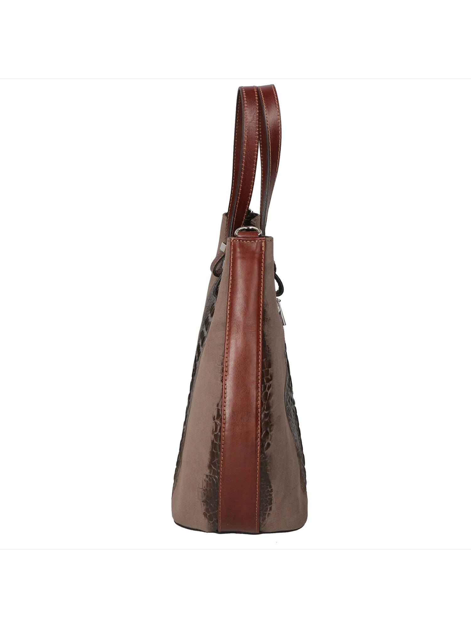 Elda Borsa a mano da donna Vera pelle croco 80046 1-T.MORO Chiara Ferretti