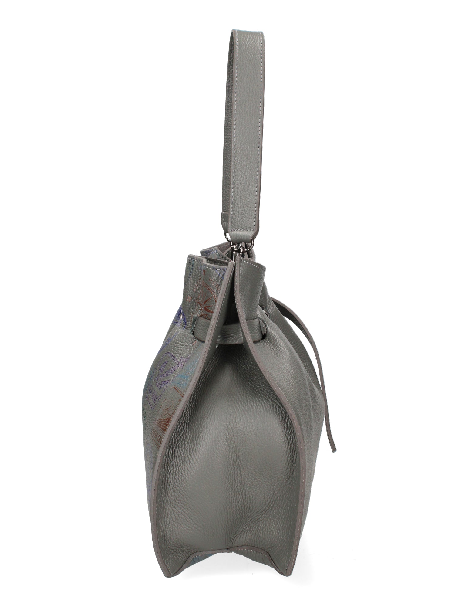 Voyageuse Borsa a mano da donna Vera pelle 564137-GRIGIO Chiara Ferretti