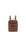 Zaino unisex in vera pelle Made in Italy 100% cotone 4057-TESTA DI MORO Alessia Firenze