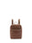 Zaino unisex in vera pelle Made in Italy 100% cotone 4057-TESTA DI MORO Alessia Firenze