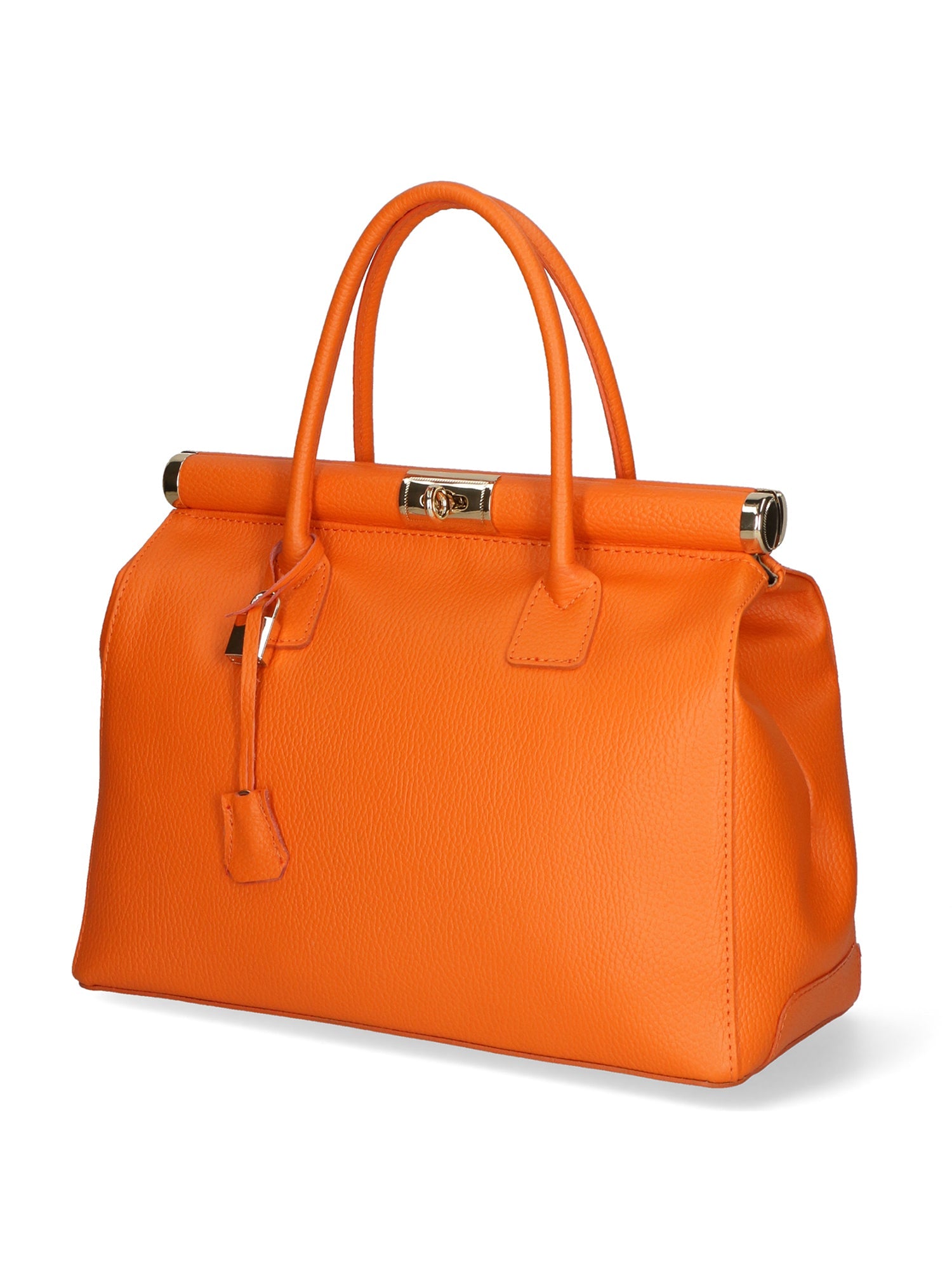 Aleria Borsa a mano da donna Vera pelle 8005-D29 ARANCIONE Chiara Ferretti