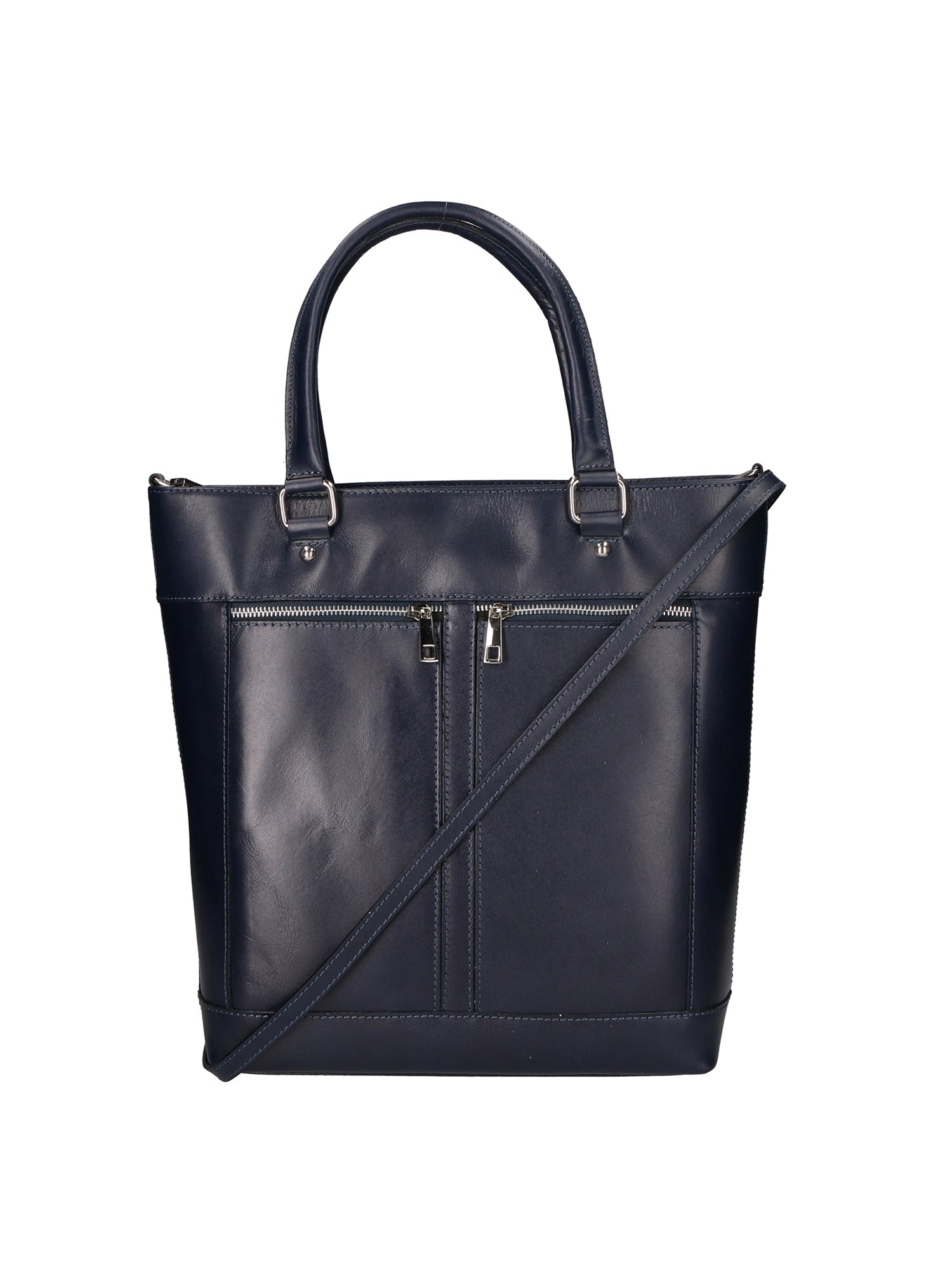 Flaminia Borsa a mano da donna Vera pelle 9115-BLU DARK BLUE Chiara Ferretti
