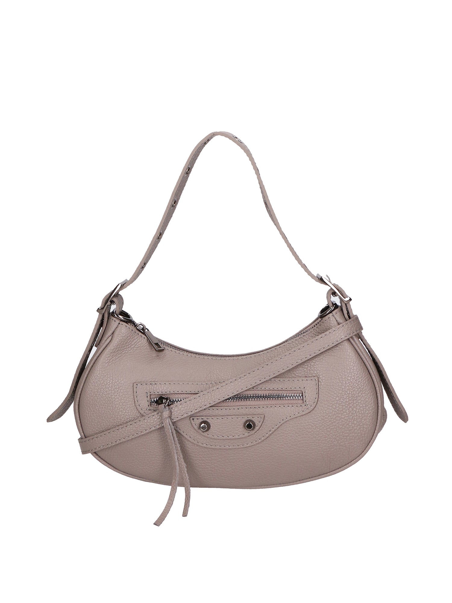 Borsa a spalla da Donna Loredana in Vera Pelle Made in Italy 15x30x8 cm