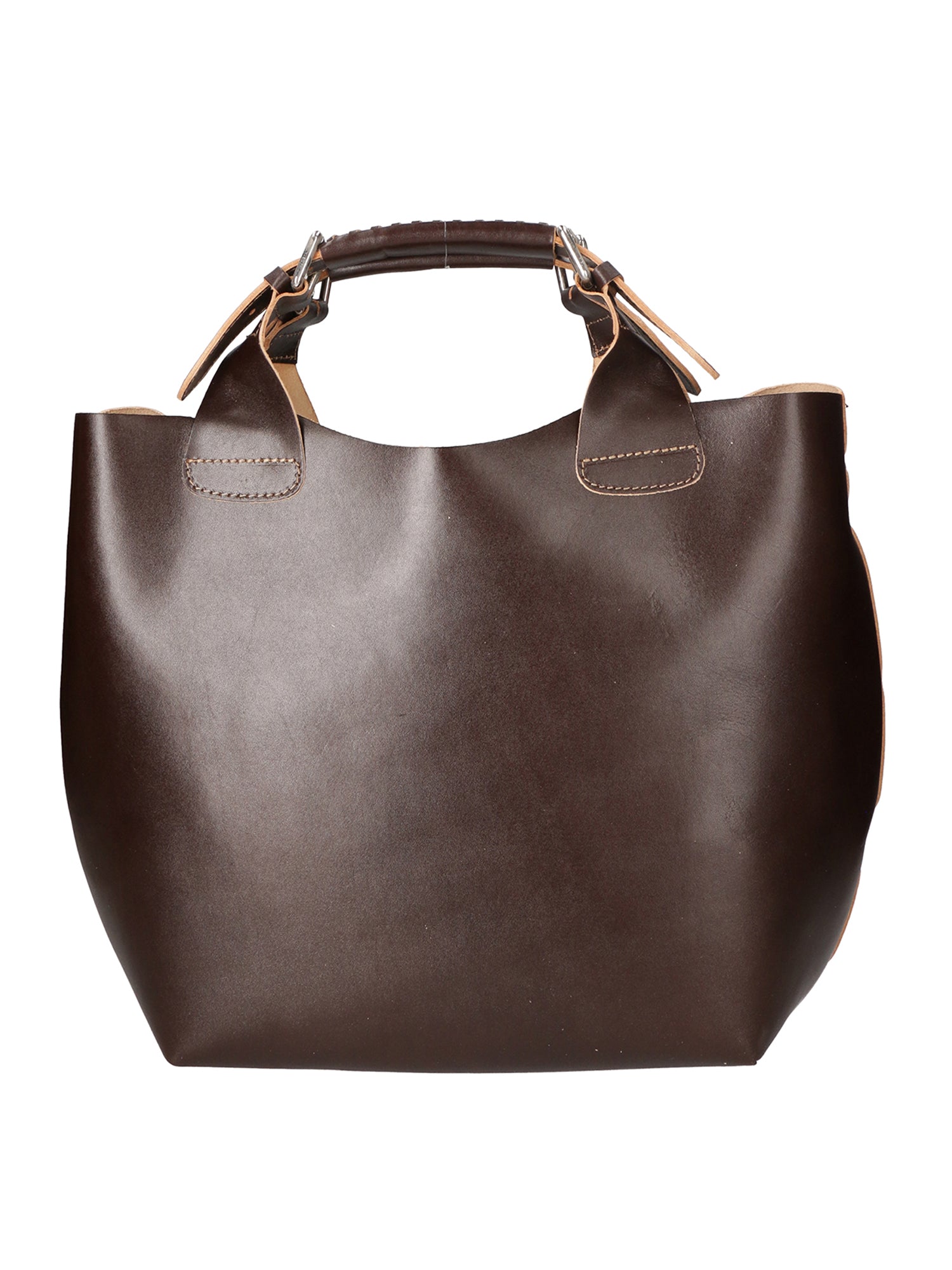 Ester Borsa a mano da donna 100% pelle 9007-T.MORO Chiara Ferretti