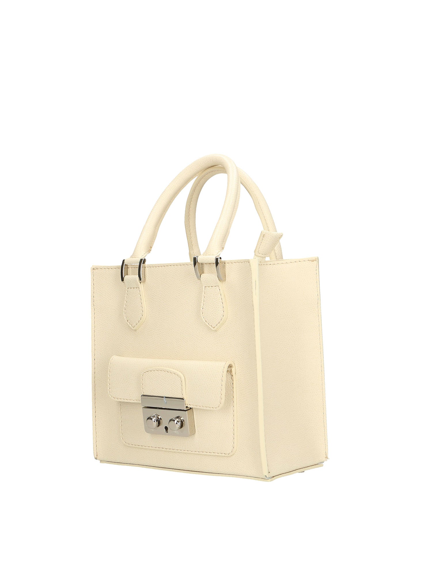 Iolara Borsa a mano da donna Vera Pelle 8655-BEIGE Chiara Ferretti
