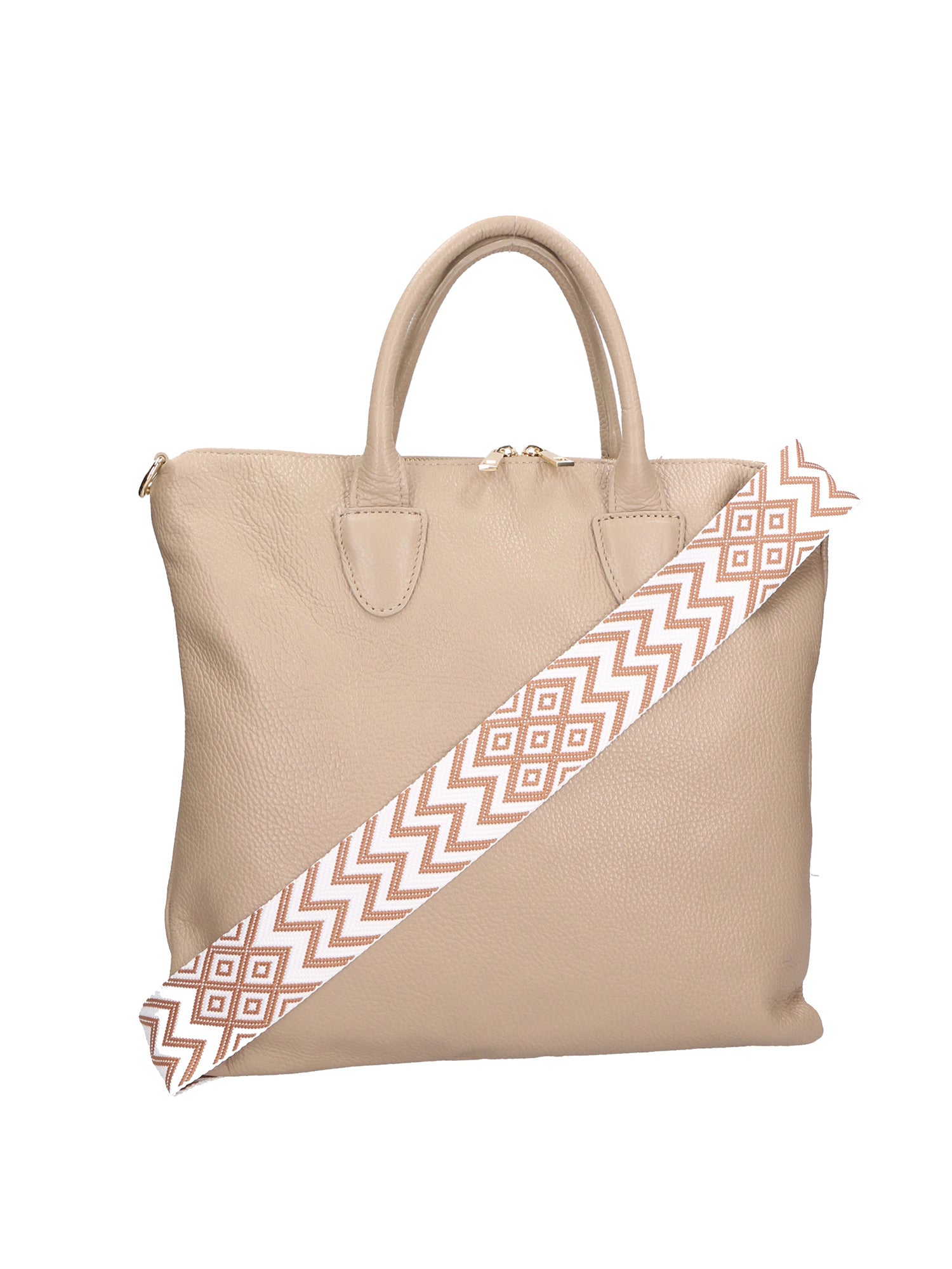 Ginny Borsa a spalla da donna Vera pelle 05981-D05 CAPPUCCINO CAPUCHIN Chiara Ferretti