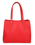 Iris Borsa a spalla da donna 100% pelle 06245-D58 ROSSO FERRARI Chiara Ferretti