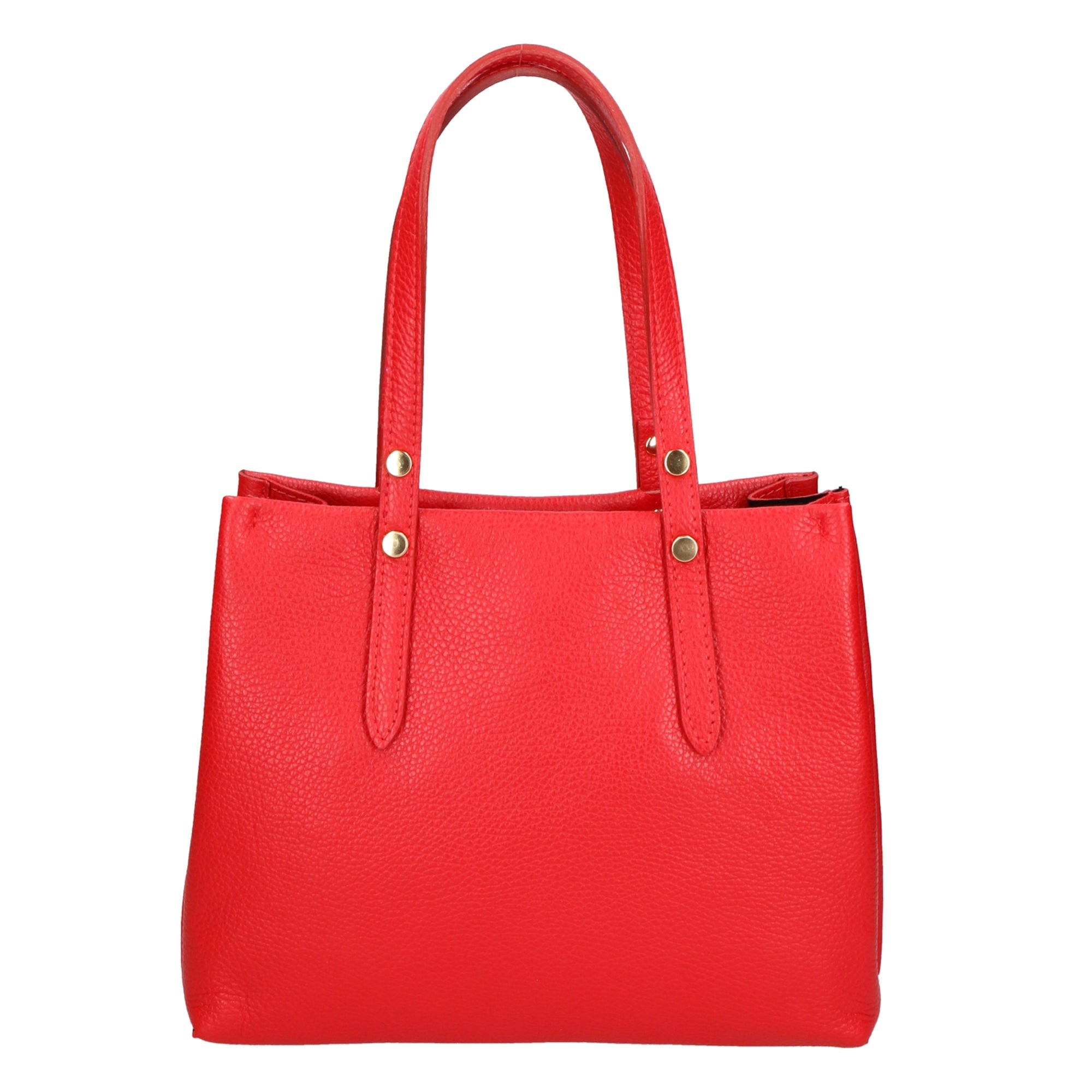 Iris Borsa a spalla da donna 100% pelle 06245-D58 ROSSO FERRARI Chiara Ferretti