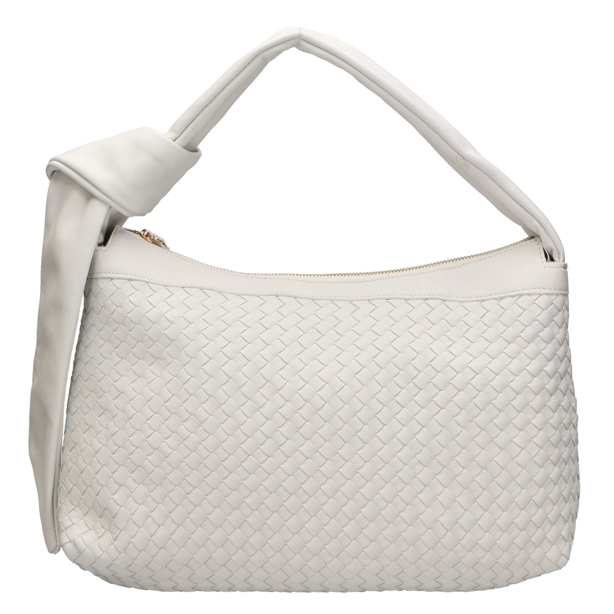 Iole Borsa a spalla da donna Vera pelle 06051-BIANCO FREDDO Chiara Ferretti