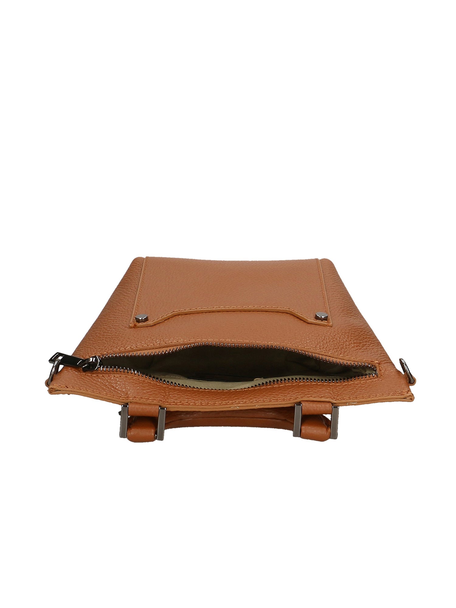 Luciana Borsa a mano da donna Vera pelle 02209-D17 CUOIO SCURO DARK COGNAC Chiara Ferretti