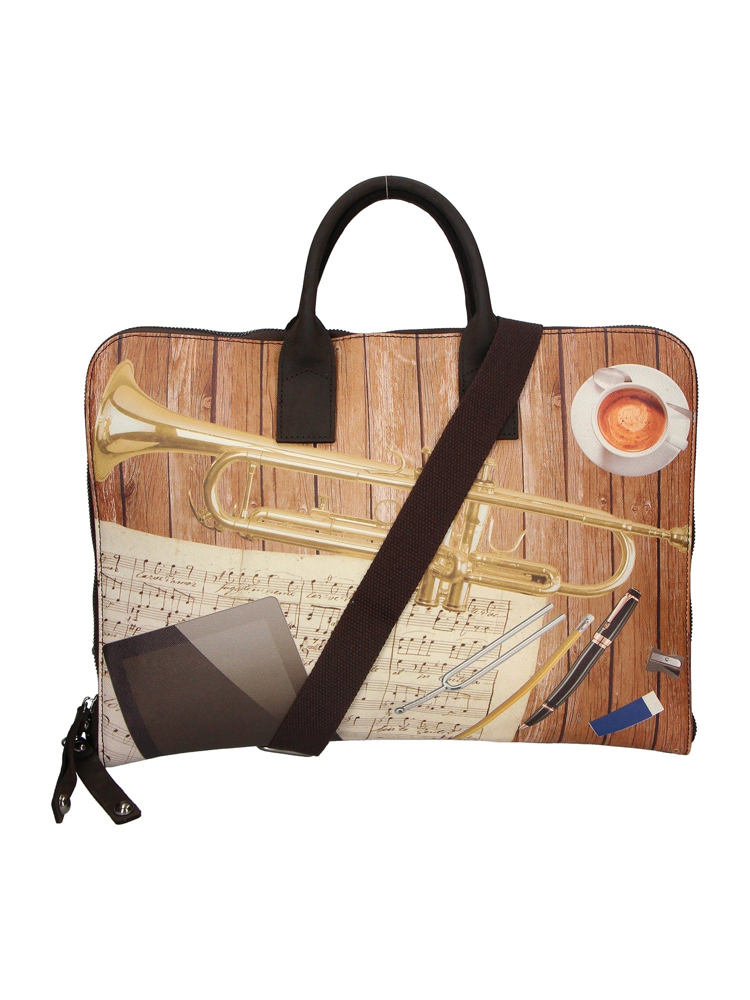 Borsa a mano unisex Michela in Vera Pelle Borsa Fashion 28x40x3 cm