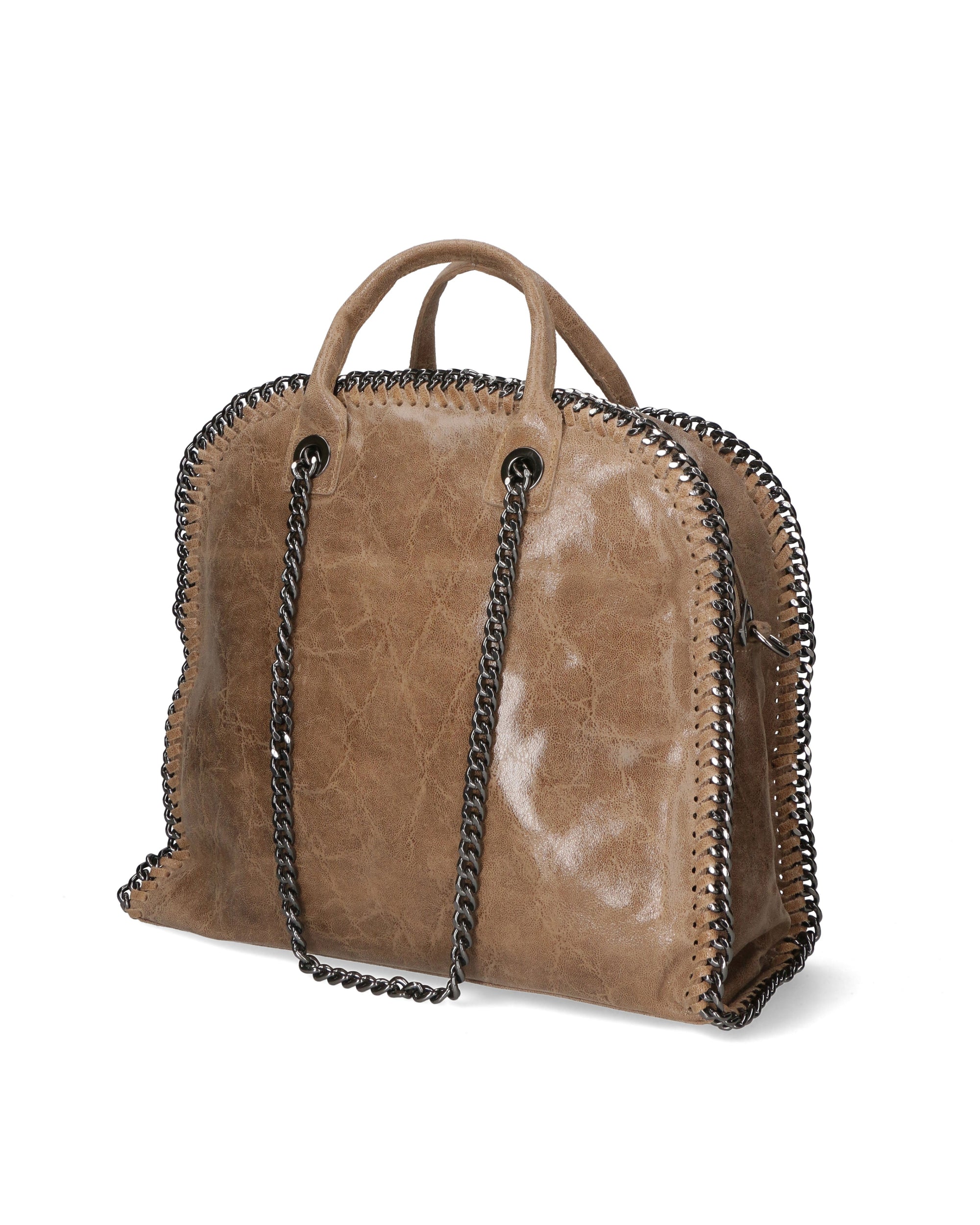 Erebea Borsa a mano da donna Vera pelle 80020-TAUPE Chiara Ferretti