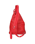 Erika Zaino da donna in vera pelle Casual 80072-ROSSO Chiara Ferretti