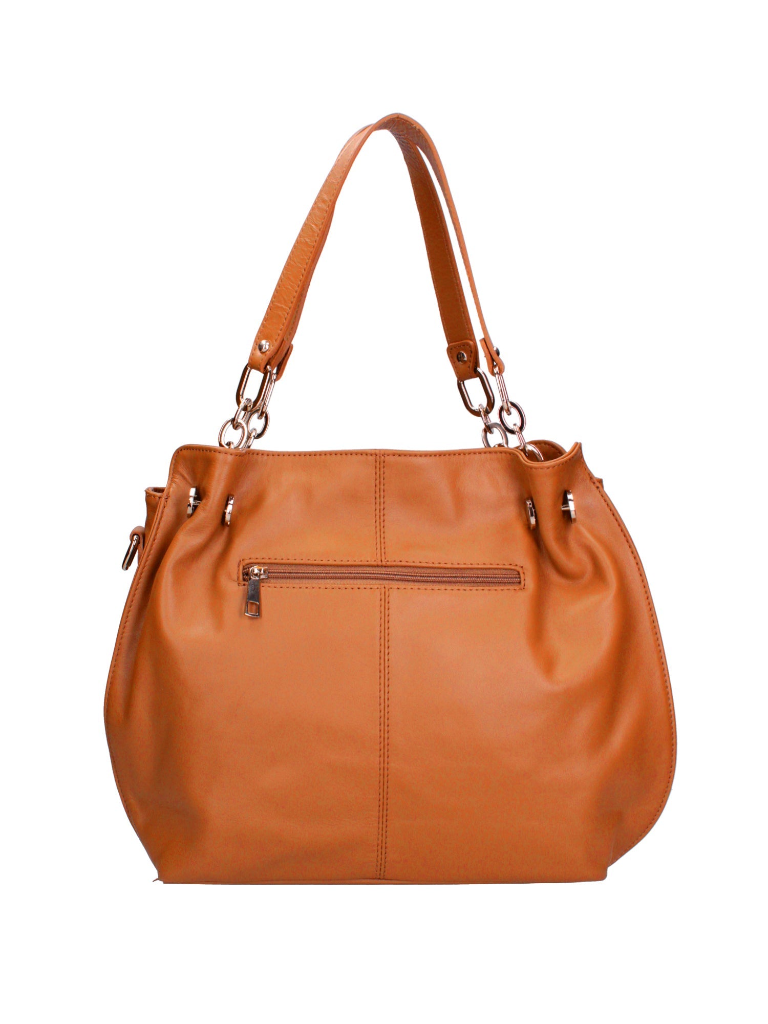 Ereba Borsa a mano da donna Made in Italy 100% pelle 3305-S44 CUOIO Chiara Ferretti