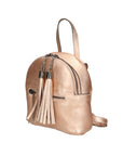 Morgana Damenrucksack aus echtem Leder, hergestellt in Italien, 16 x 17 x 5 cm