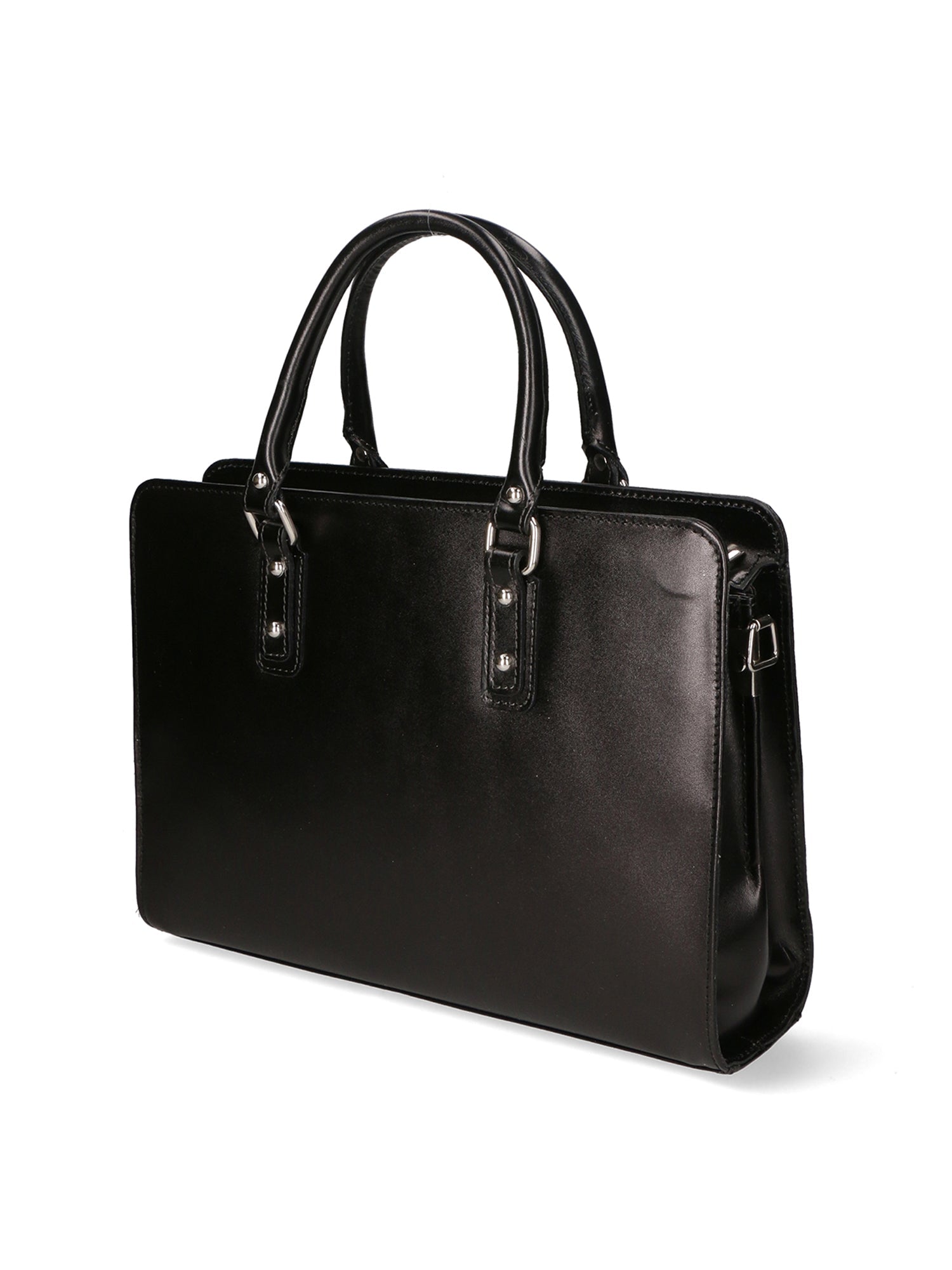 Fabrizia Borsa a mano da donna Vera pelle 9047-NERO BLACK Chiara Ferretti