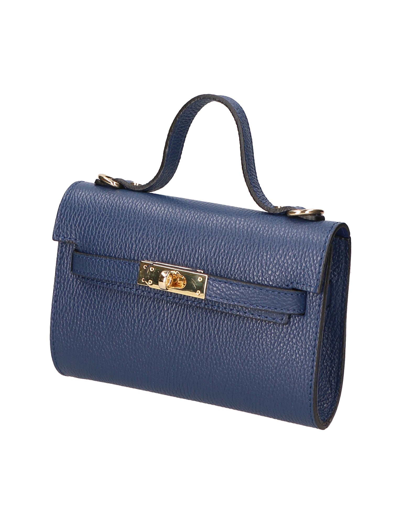 Uma Borsa a mano da donna Vera pelle 06525-D24 BLU JEANS Chiara Ferretti