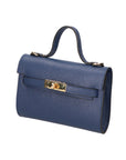 Uma Borsa a mano da donna Vera pelle 06525-D24 BLU JEANS Chiara Ferretti