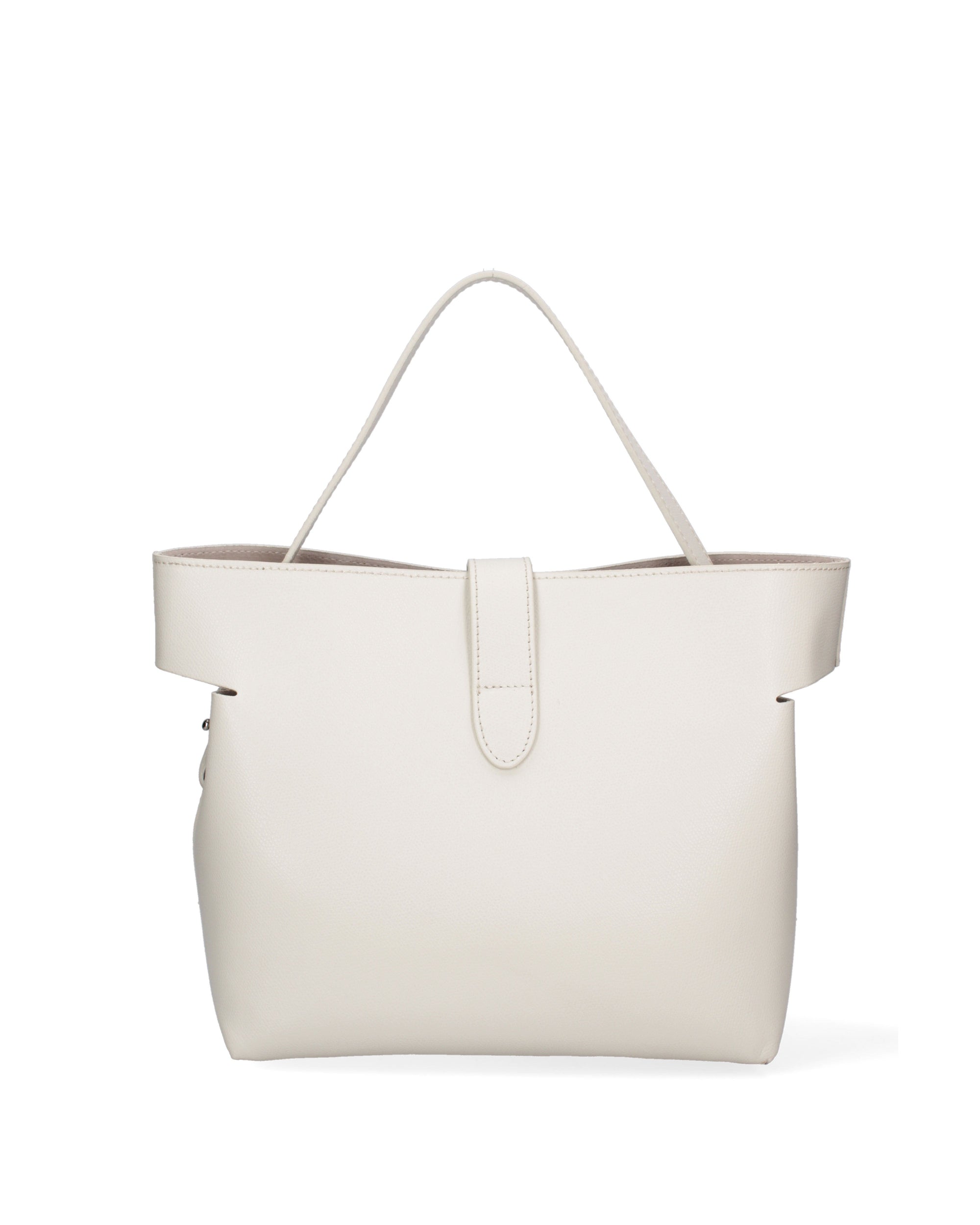 Liviana Borsa a mano da donna Vera pelle 07379-PL37 LATTE Chiara Ferretti