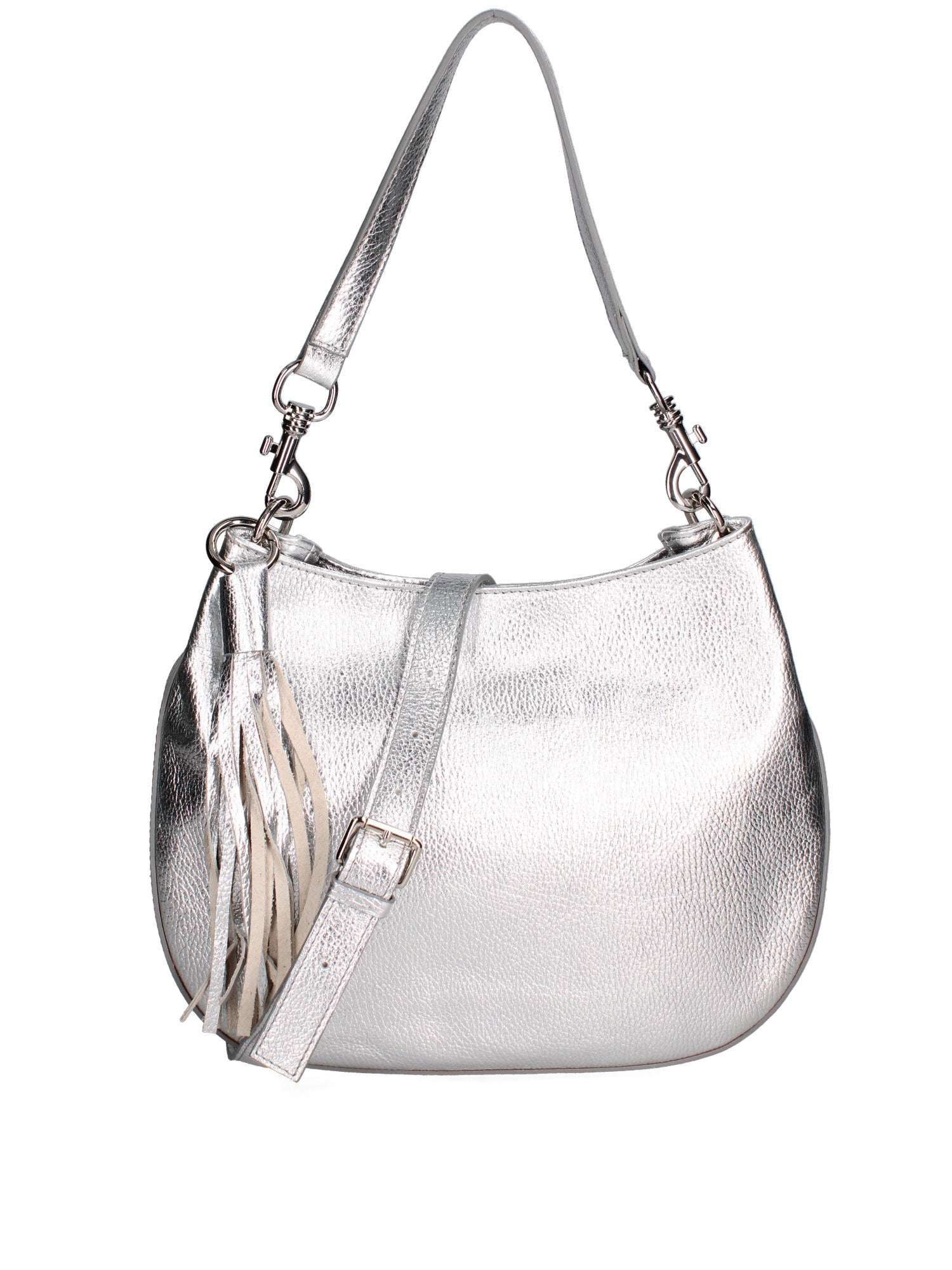 Elyana Borsa a spalla da donna Vera pelle 07316-DL1 ARGENTO Chiara Ferretti