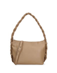 Isara Borsa a spalla da donna Vera pelle 07170-S05 TAUPE CHIARO Chiara Ferretti