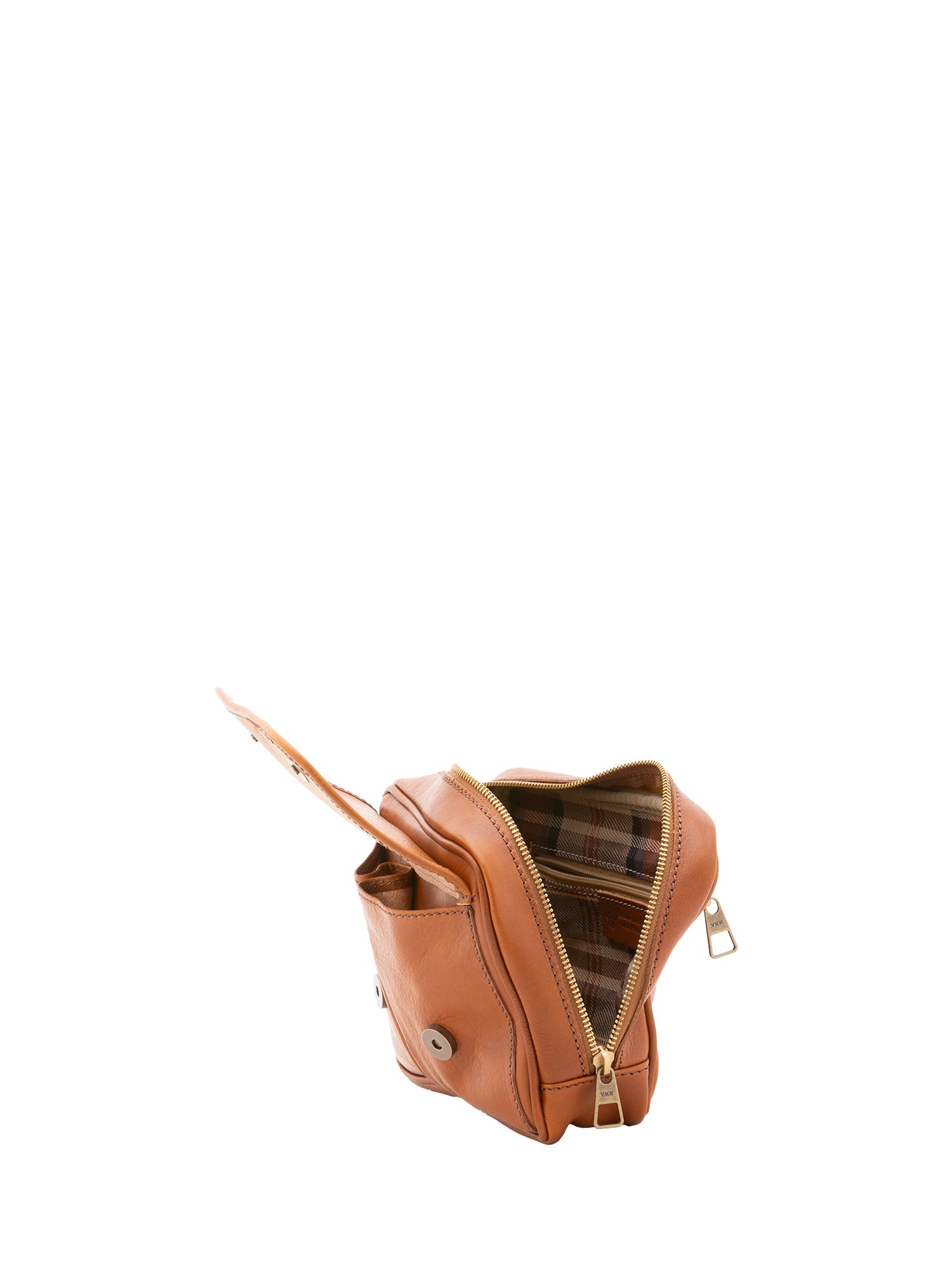 Pochette da donna in vera pelle Made in Italy 4414-MIELE Alessia Firenze