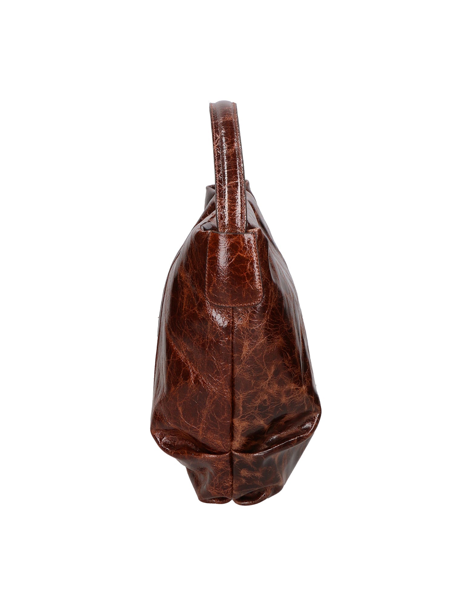 Vanda Damen-Schultertasche aus echtem Leder, hergestellt in Italien, 30 x 40 x 5 cm