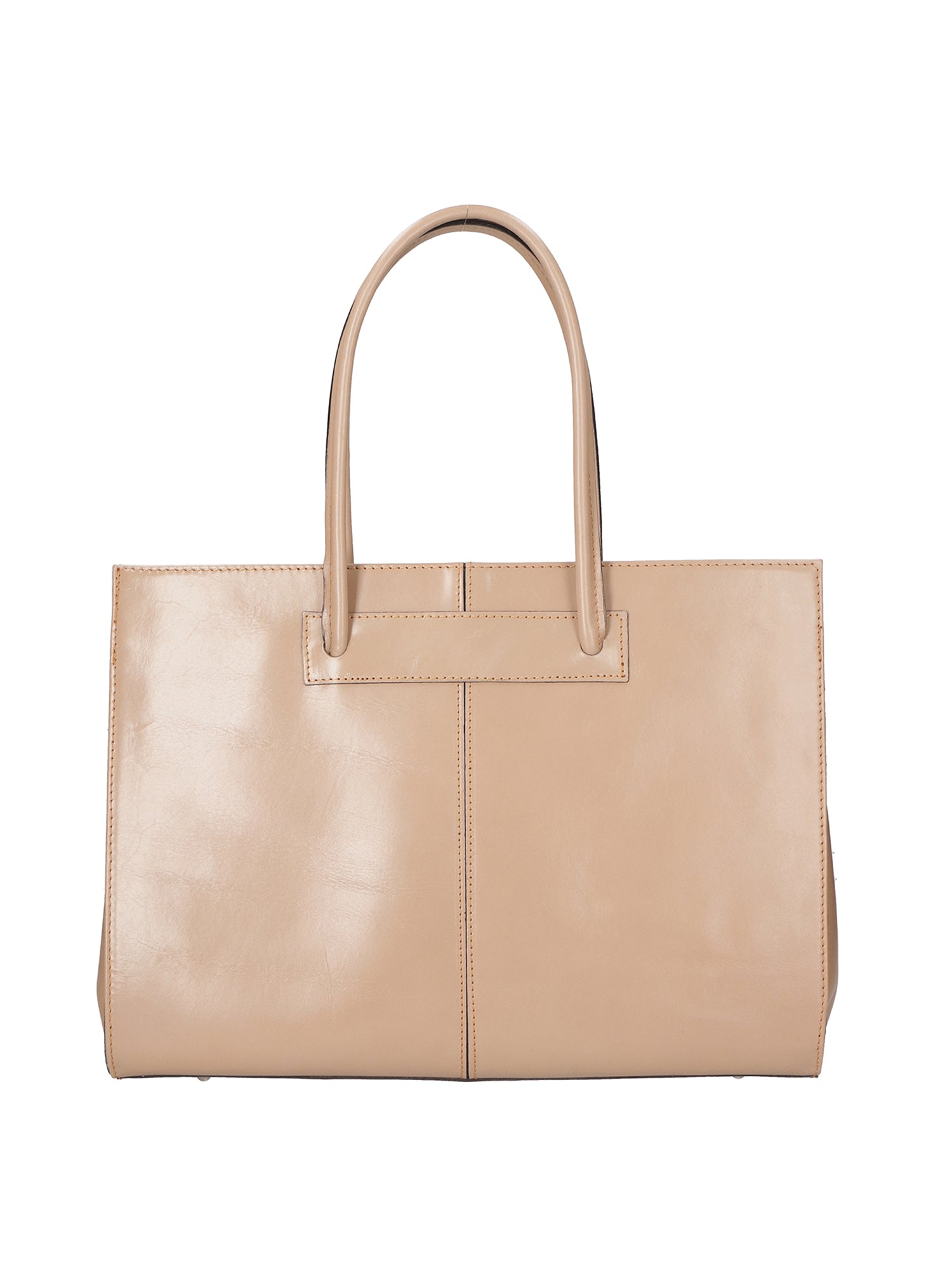 Eugenia Damenhandtasche aus echtem Leder, hergestellt in Italien, 29 x 40 x 10 cm