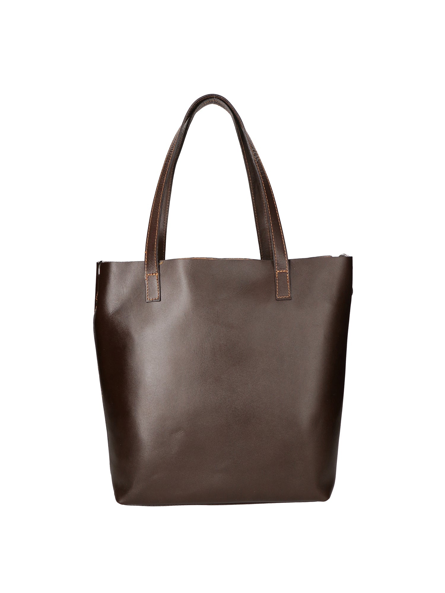 Esmeralda Borsa a mano da donna 100% pelle 9006-MARRONE BROWN Chiara Ferretti