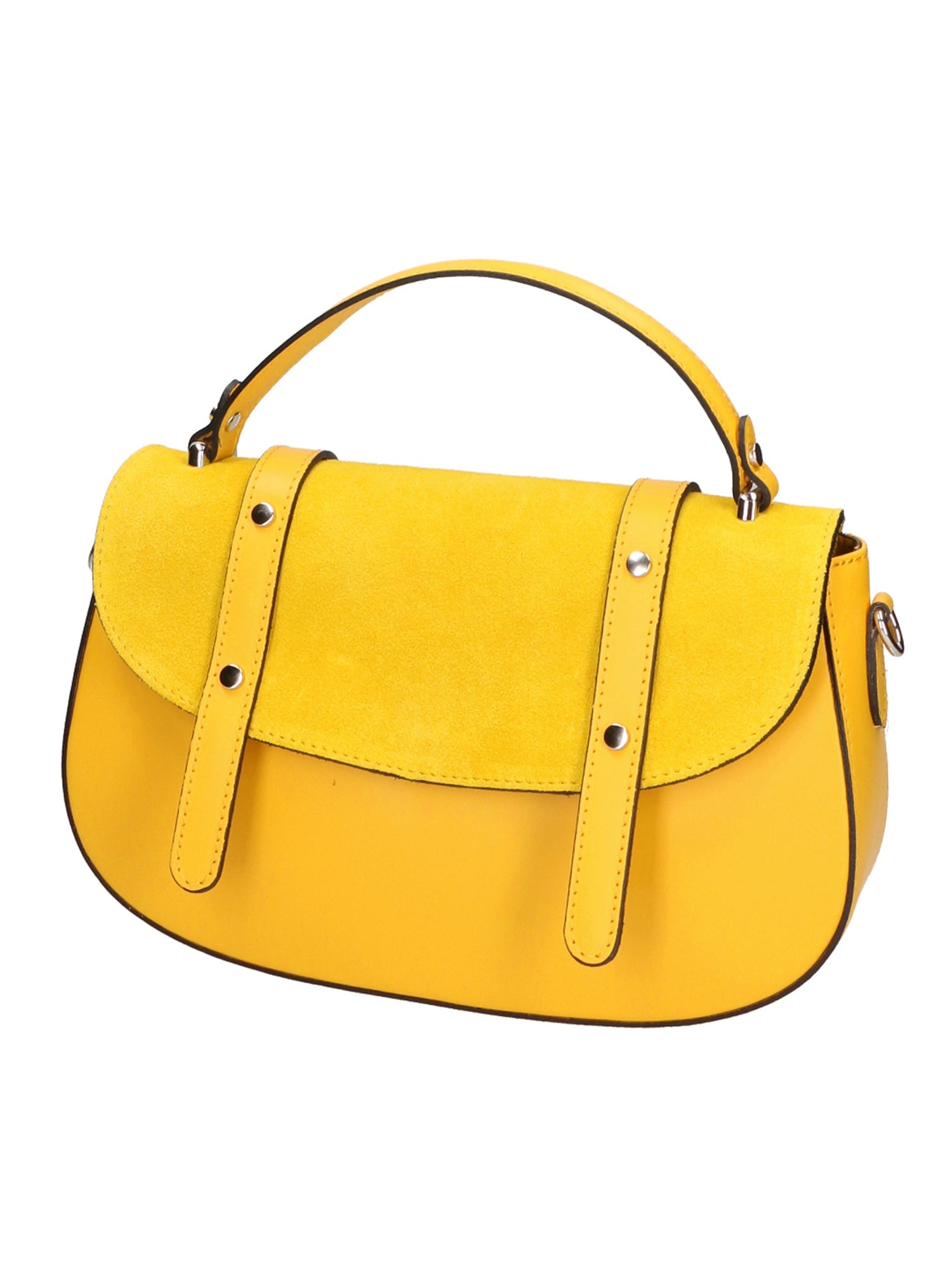 Genziana Borsa a mano da donna Vera pelle 05993-L224 GIALLO+09 GIALLO Chiara Ferretti