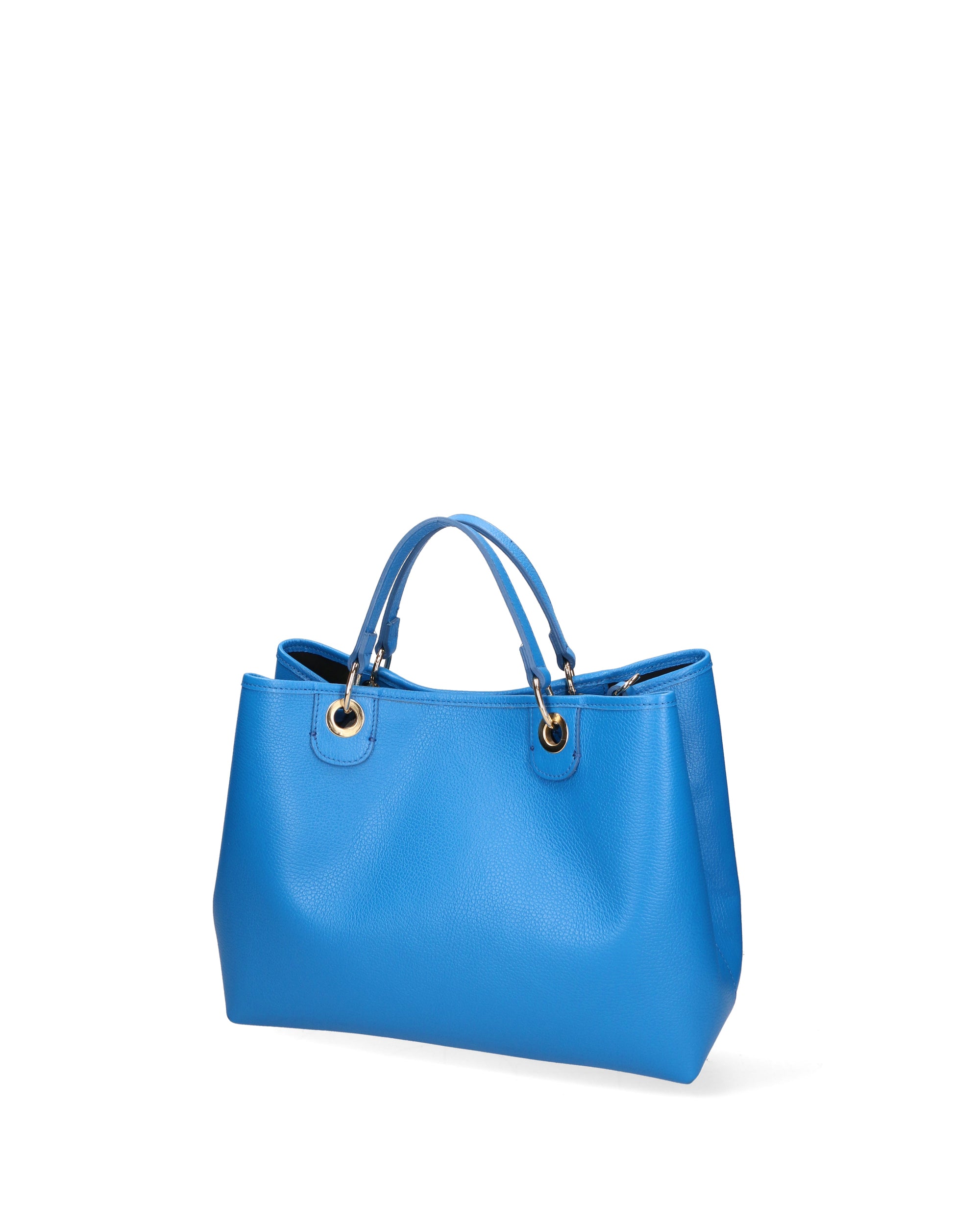 Azurite Borsa a mano da donna 100% pelle 06105-D222 BLU ASTER Chiara Ferretti