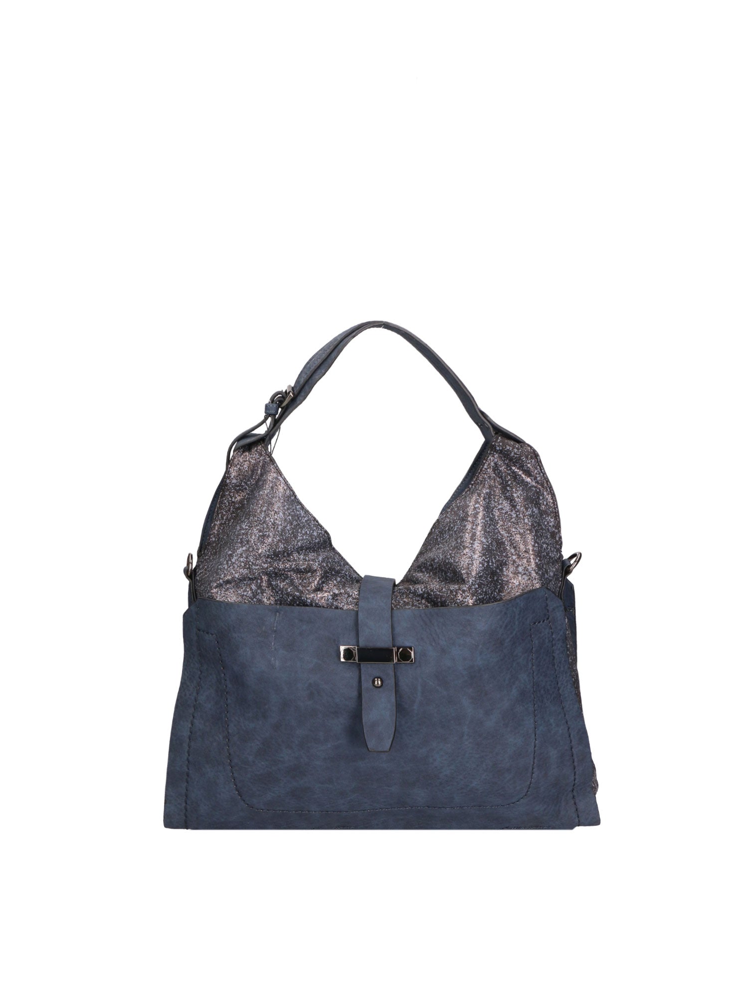 Edera Elite Borsa a spalla da donna Vera pelle LK0247-BLU Chiara Ferretti