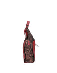 Edera Elite Borsa a spalla da donna Vera pelle LK0247-BORDEAUX Chiara Ferretti