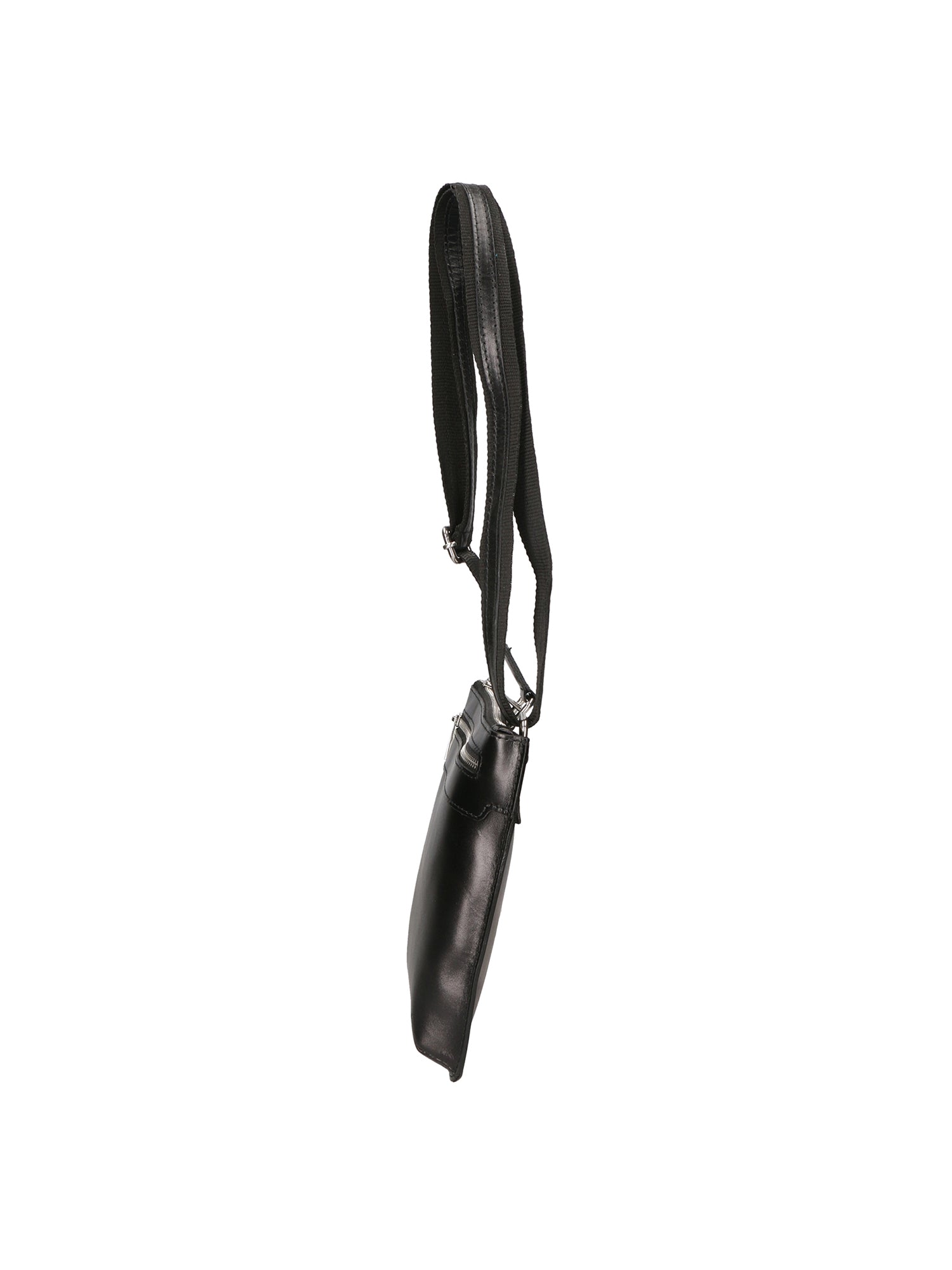 Flaviana Borsa a tracolla unisex Vera pelle 9117-NERO BLACK Chiara Ferretti