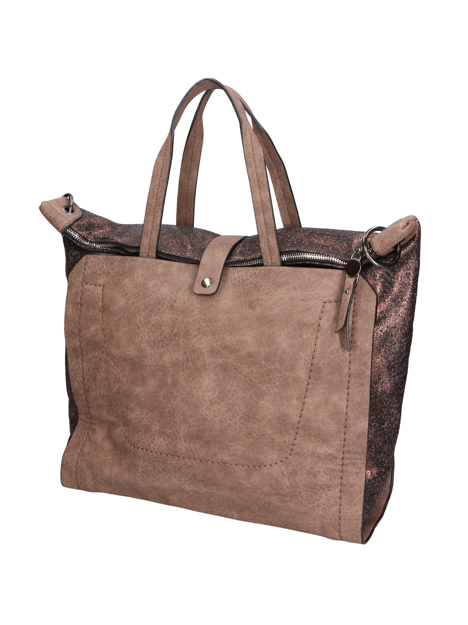 Rosella Borsa a mano da donna Ecopelle LK0245-FANGO Chiara Ferretti