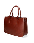 Fiorenza Borsa a mano da donna Vera pelle 9113-MARRONE BROWN Chiara Ferretti